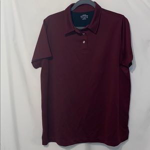 🔥3 for$18 Land’s End Burgundy 3 Button Polo